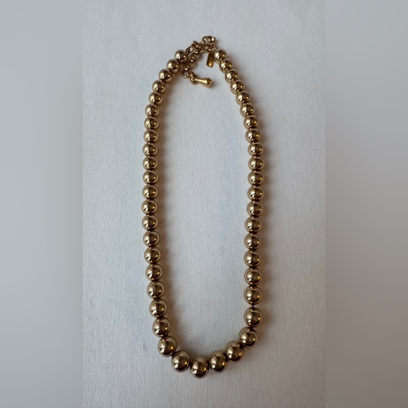Monet Jewelry - Monet Vintage Gold Ball Beaded Collar Necklace Signed